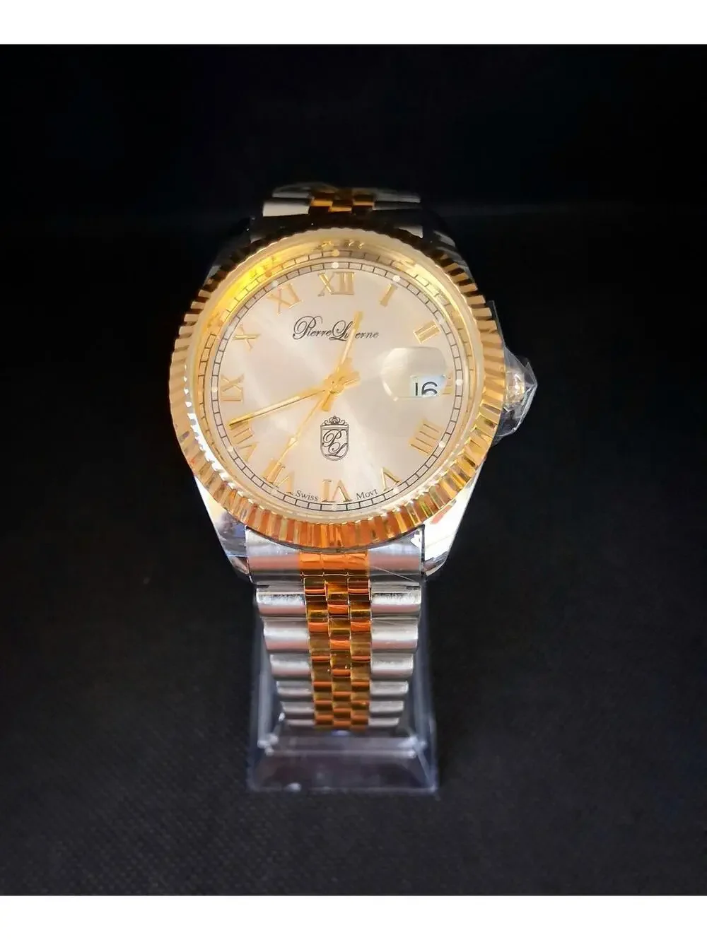NEW‎ Pierre Lucerne Jubilee President Date Just Men's Watch